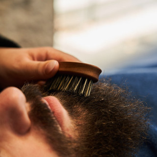 Brosse à Barbe Fibre de Cactus Vegane- Les Homme d'Abord