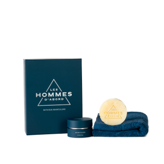 Coffret Soin Barbe Homme : Savon, Baume, Serviette - Les Homme d'Abord