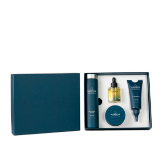 Coffret Soin Barbe Homme : Shampoing, Huile, Baume, Gel de rasage- Les Homme d'Abord